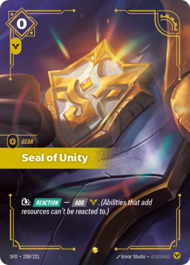 Seal of Unity ON [SFD-238] [S]