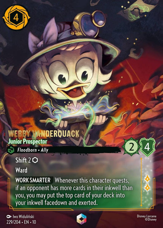 Webby Vanderquack - Junior Prospector - Enchanted Rare [010-229]