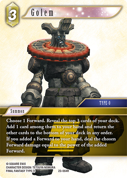 Golem 23-064R (Hidden Trials)