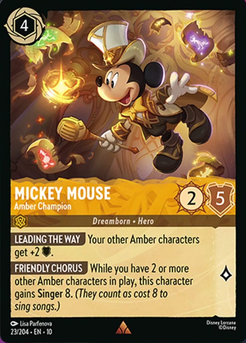 Mickey Mouse – Amber Champion [010-023]