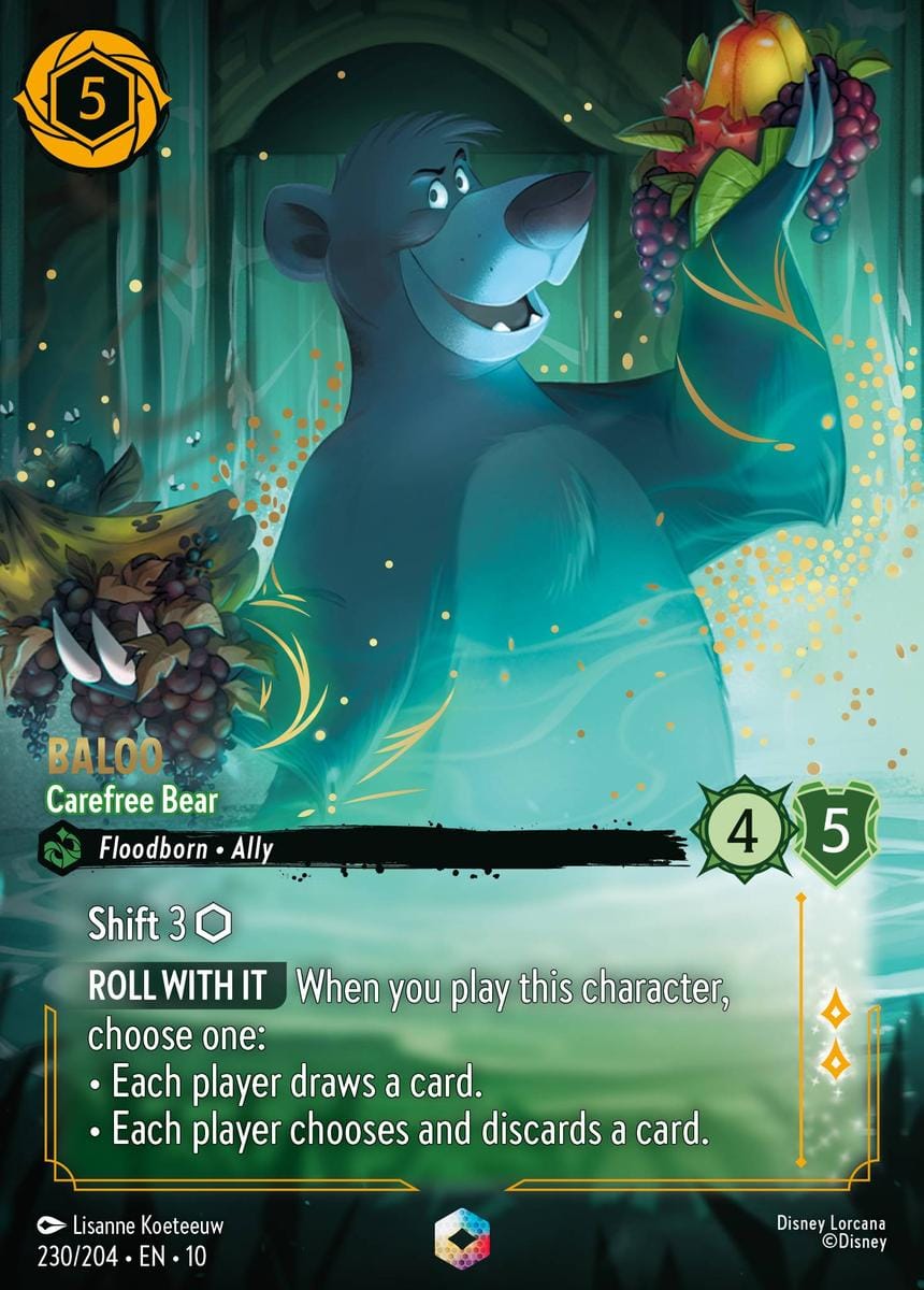 Baloo - Carefree Bear - Enchanted Rare [010-230]