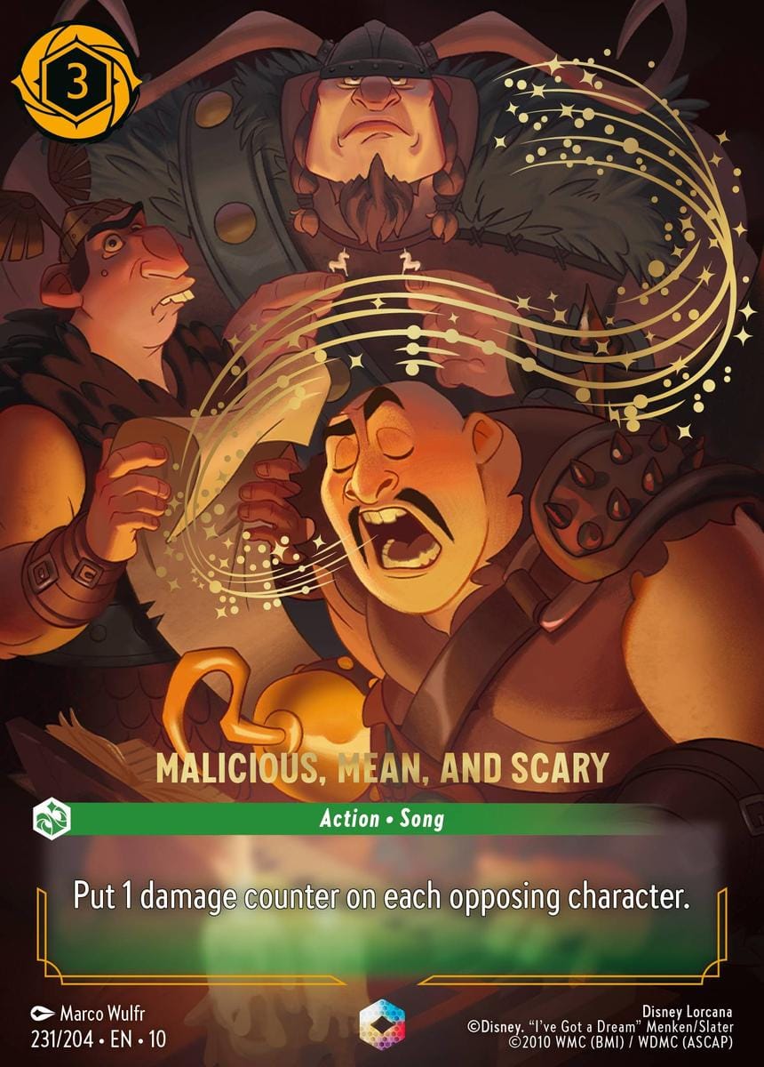 Malicious, Mean, and Scary - Enchanted Rare [010-231]