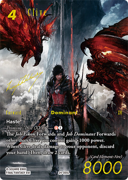 Clive 24-005L (Hidden Legends) Full Art Signature