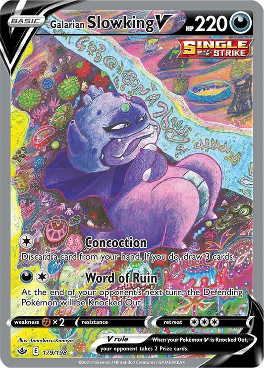 Galarian Slowking V (Alternate Full Art) 179/198