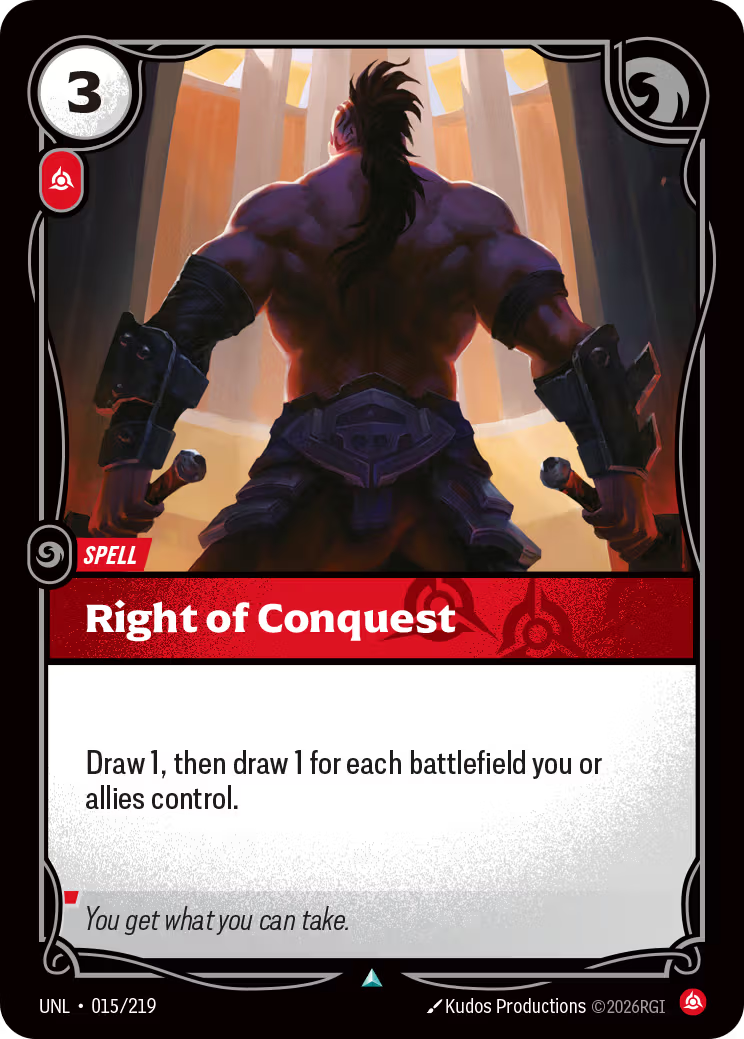 Right of Conquest [UNL-015] [U]