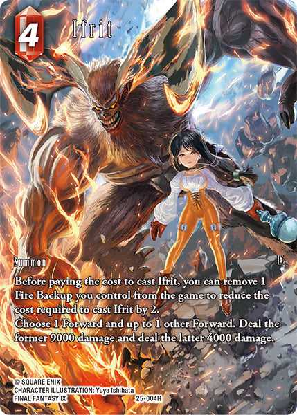 Ifrit (25-004H) [Tears of the Planet] Full Art