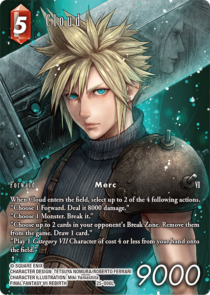 Cloud (25-006L) [Tears of the Planet] Full Art