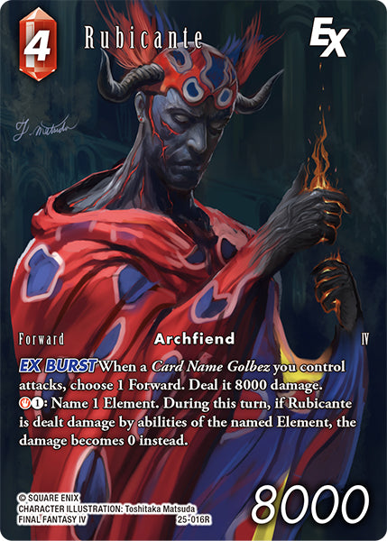 Rubicante (25-016R) [Tears of the Planet] Full Art