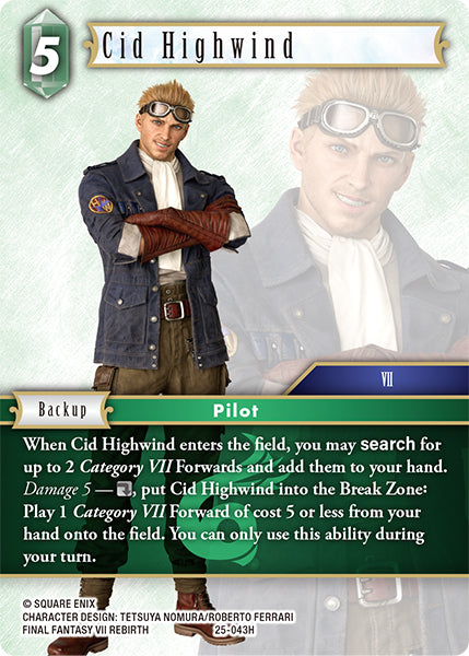 Cid Highwind (25-043H) [Tears of the Planet]