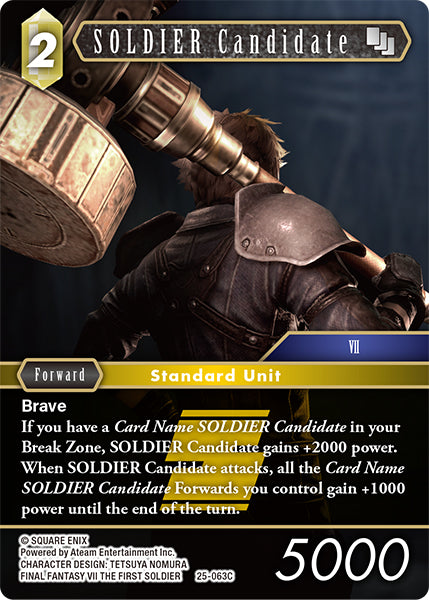 SOLDIER Candidate (25-063C) [Tears of the Planet]