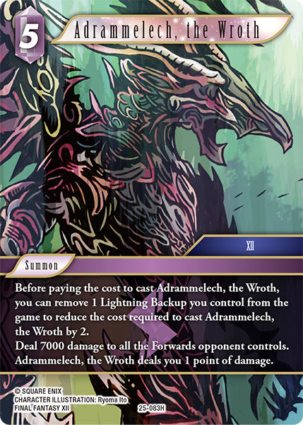 Adrammelech, the Wroth (25-083H) [Tears of the Planet]