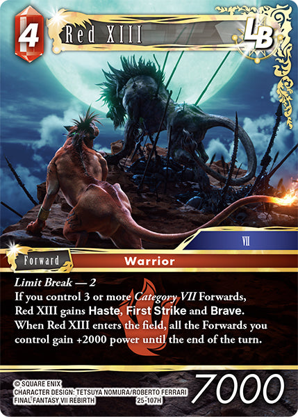 Red XIII (25-107H) [Tears of the Planet]
