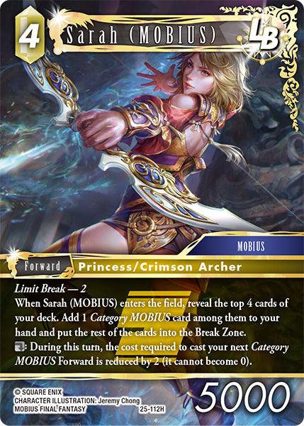 Sarah (MOBIUS) (25-112H) [Tears of the Planet]