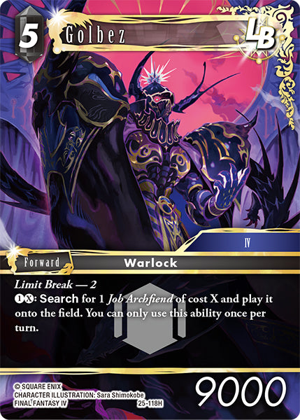 Golbez (25-118H) [Tears of the Planet]