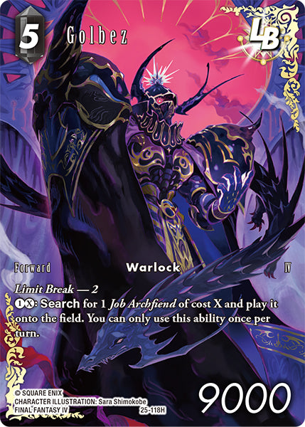Golbez (25-118H) [Tears of the Planet] Full Art
