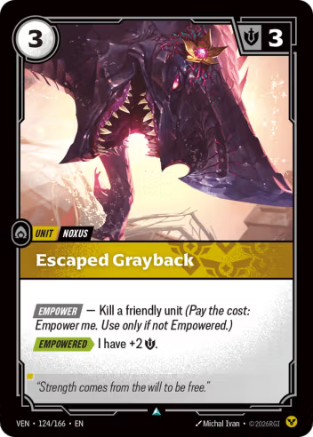 Escaped Grayback [VEN-124U]