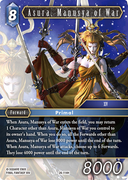 Asura, Manusya of War 26-114H (Gunslinger in the Abyss)