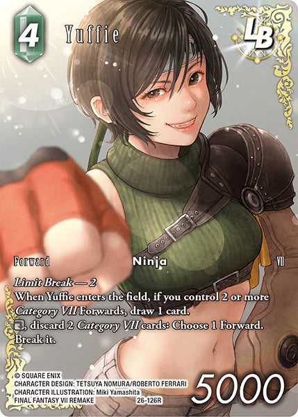 Yuffie 26-126R (Gunslinger in the Abyss) Full Art