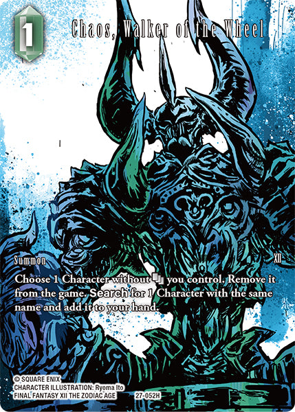 Chaos, Walker of the Wheel (27-052H) Full Art (Journey of Discovery)