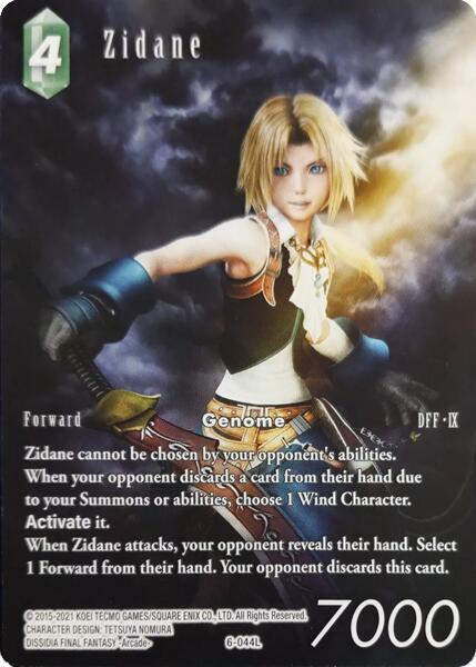 Zidane (06-044L) [Opus 6] Full Art