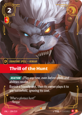 Thrill of the Hunt [UNL-184] [E]