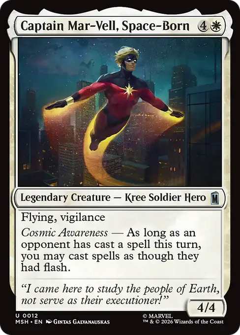 Captain Mar-Vell, Space-Born [MSH-012] [U]