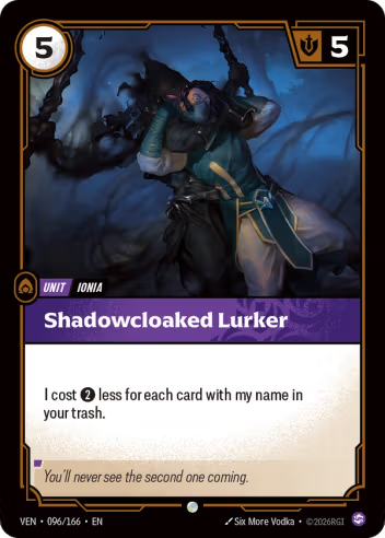 Shadowcloaked Lurker [VEN-096C]