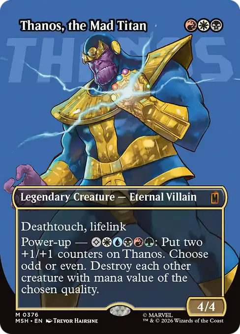 Thanos, the Mad Titan [MSH-376] [M]
