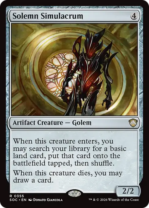 Solemn Simulacrum [SOC-355] [R]