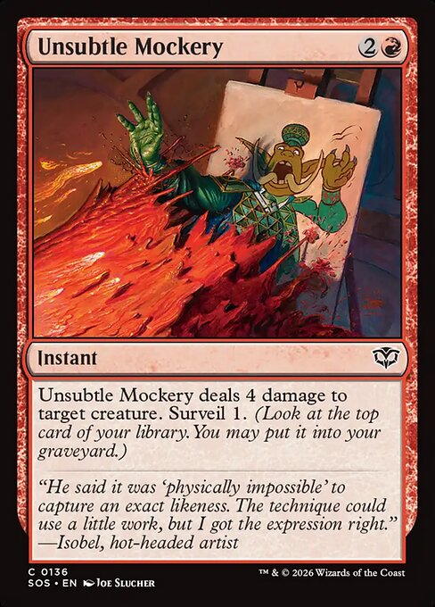 Unsubtle Mockery [SOS-136]