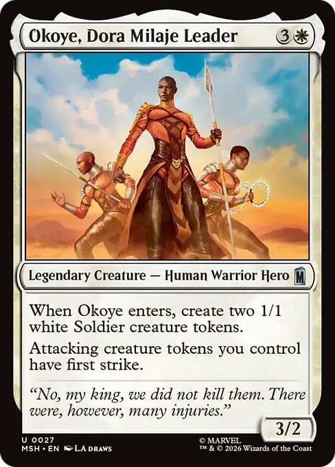 Okoye, Dora Milaje Leader [MSH-027] [U]