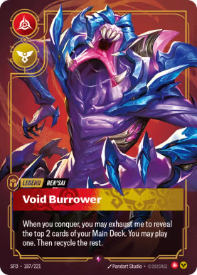 Void Burrower [SFD-187] [R]