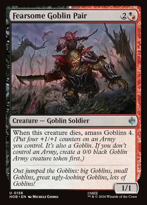 Fearsome Goblin Pair [HOB-156] [U]