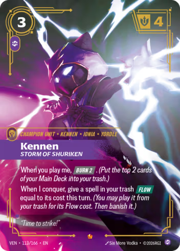 Kennen - Storm of Shuriken [VEN-113E]