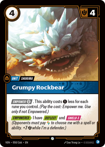 Grumpy Rockbear [VEN-050C]