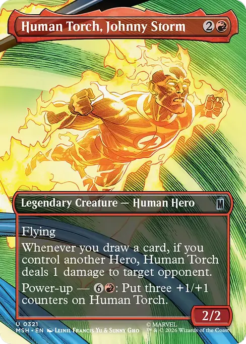 Human Torch, Johnny Storm [MSH-321] [U]