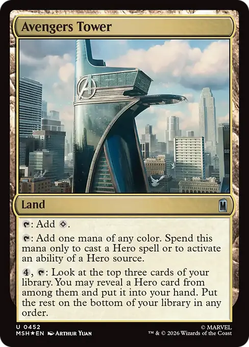 Avengers Tower (Surge Foil)[MSH-452] [U]