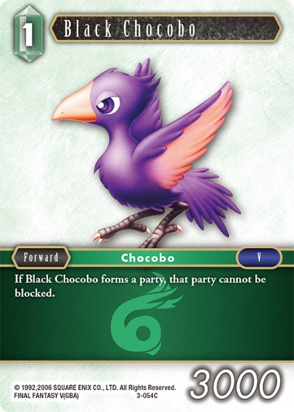 Black Chocobo (03-054C) [Opus 3]