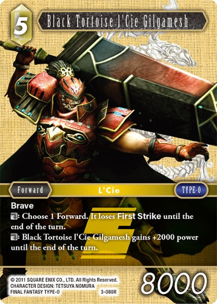 Black Tortoise l'cie Gilgamesh (03-080R) [Opus 3]