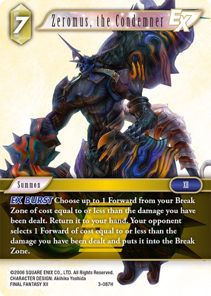Zeromus, the Condemner (03-087H) [Opus 3]