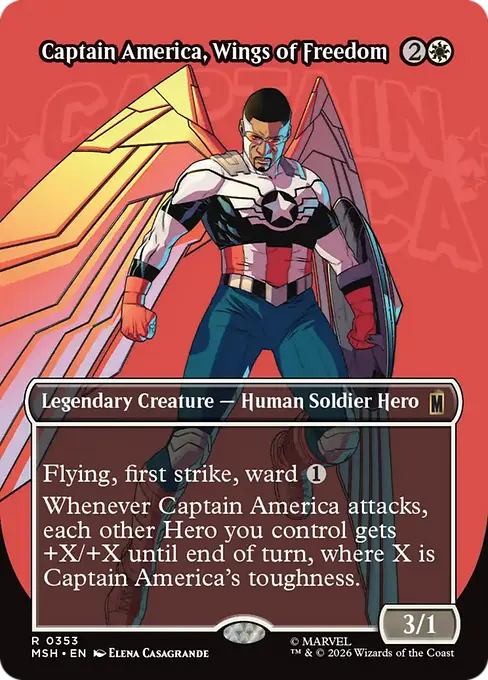Captain America, Wings of Freedom [MSH-353] [R]