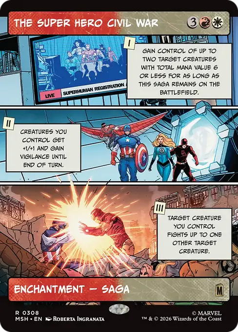 The Super Hero Civil War [MSH-308] [R]