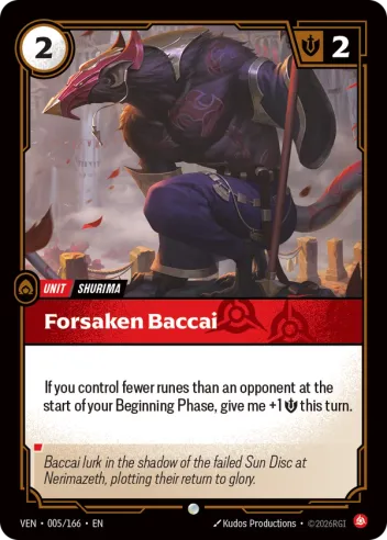 Forsaken Baccai [VEN-005C]