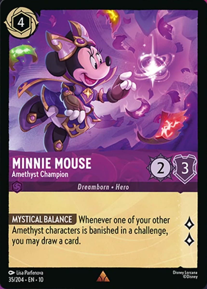 Minnie Mouse - Amethyst Champion [010-035]