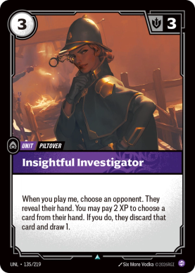 Insightful Investigator [UNL-135] [U]