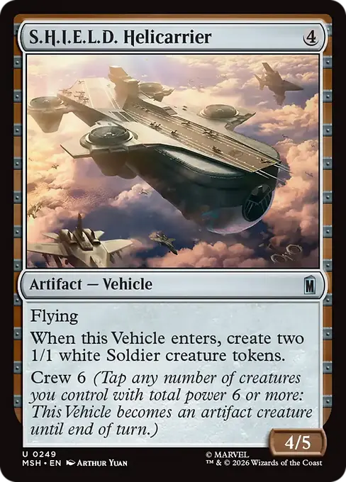 S.H.I.E.L.D. Helicarrier [MSH-249] [U]