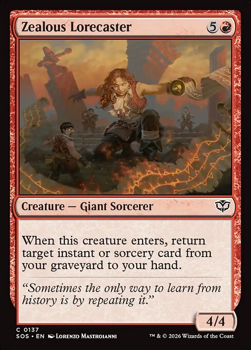 Zealous Lorecaster [SOS-137]