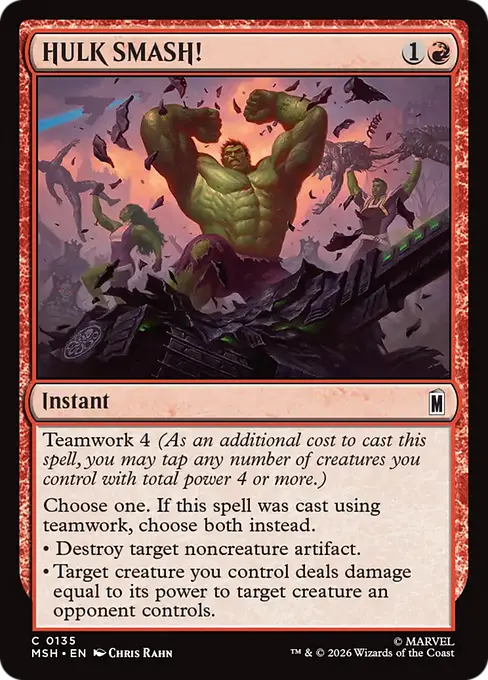 HULK SMASH! [MSH-135] [C]
