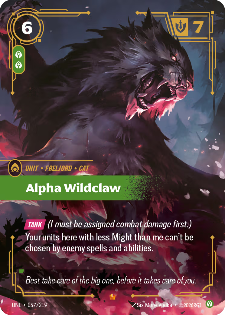 Alpha Wildclaw [UNL-057] [E]