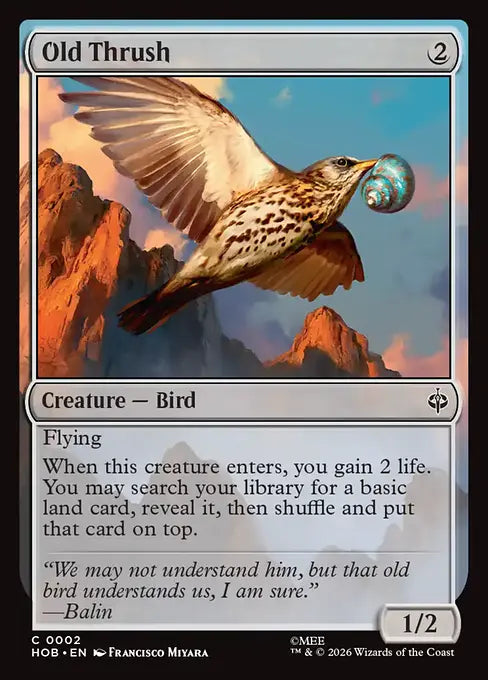 Old Thrush [HOB-002] [C]